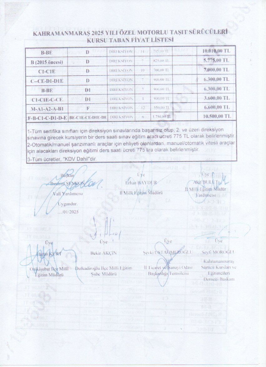 resme alternatif yazı